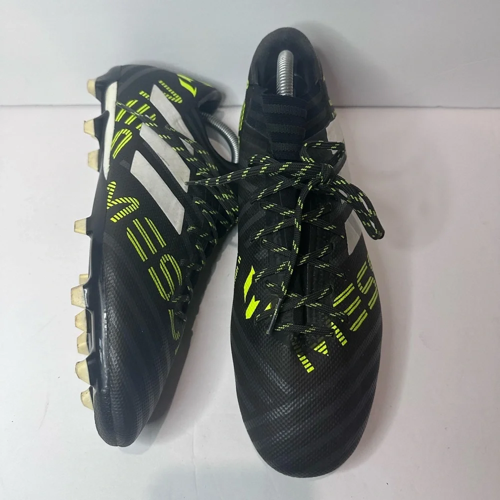 Adidas Black and Yellow Messi cleats
